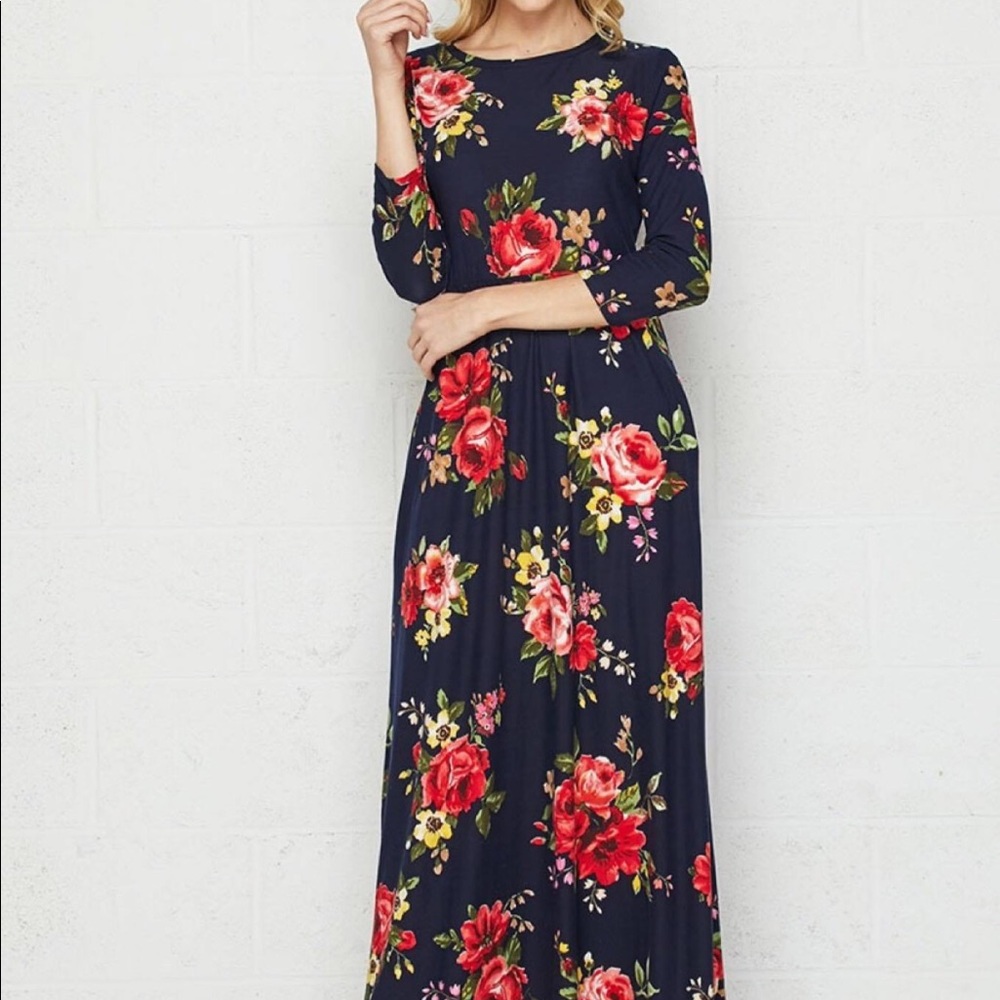Honeyme Maxi Dress with Pockets